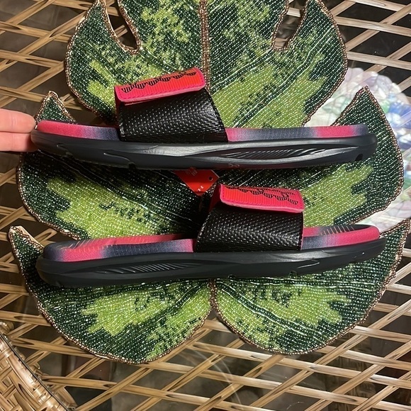 Brand New Under Armour Water Friendly Mercenary Slides Large Strap Pink Sandals - Picture 8 of 10